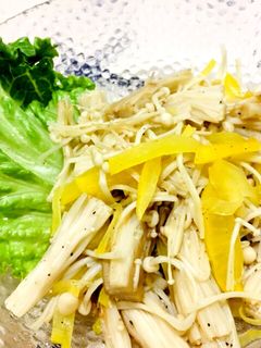 えのきとたくあんの炒め物-レシピのメイン写真