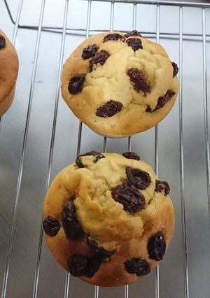 バター不使用！ふわふわバナナマフィン-レシピのメイン写真