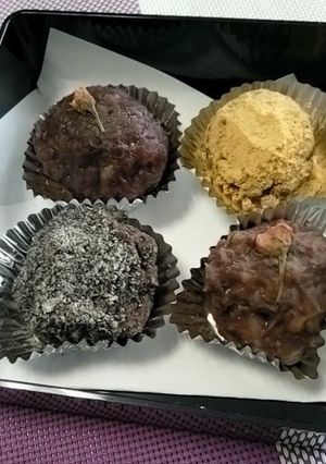 簡単！！楽しい！一口牡丹餅-レシピのメイン写真