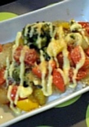 冷蔵庫の残り物で♪彩り野菜イタリアン丼-レシピのメイン写真