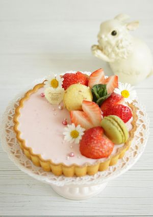 * 苺のチーズケーキタルト♪-レシピのメイン写真