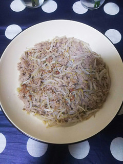 ひき肉のもやし寄せ焼き-レシピのメイン写真