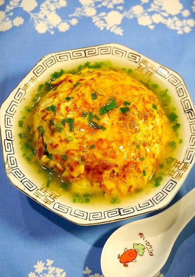 簡単！納豆卵焼きのからし餡かけ丼-レシピのメイン写真