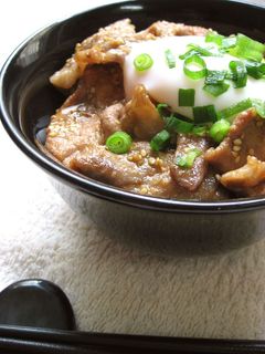 温泉卵のせ焼肉丼-レシピのメイン写真