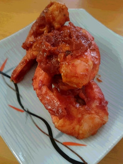 エビとトマトのピリ辛豆板醤炒め 簡単-レシピのメイン写真