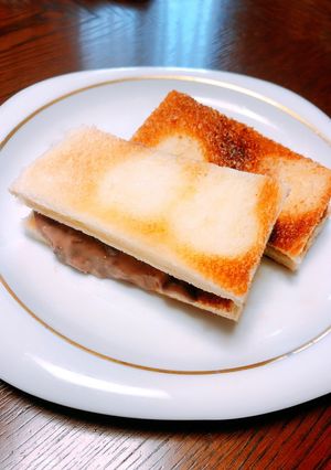 クリームチーズ&あんこサンド-レシピのメイン写真