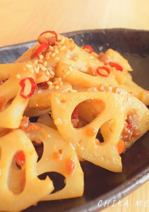 大人気レシピ！レンコンの醤油麹炒め-レシピのメイン写真