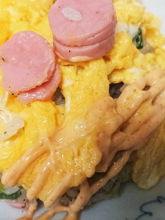 大分白葱とふくやめんたいマヨでオムライス-レシピのメイン写真
