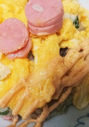 大分白葱とふくやめんたいマヨでオムライス-レシピのメイン写真