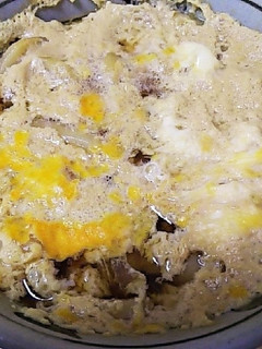 電子レンジde卵とじうどん-レシピのメイン写真