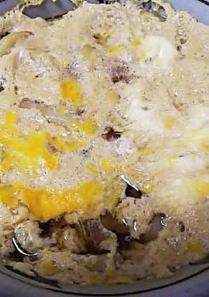 電子レンジde卵とじうどん-レシピのメイン写真