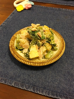 春!菜の花と新じゃがのポテトサラダ-レシピのメイン写真