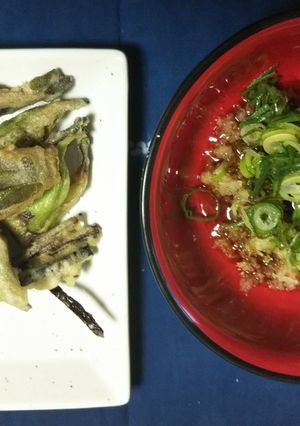 こごみ　蕗の薹　エビの天麩羅-レシピのメイン写真