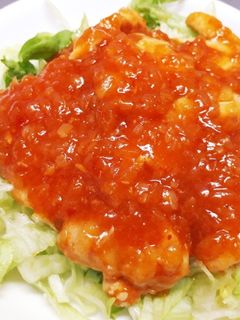 鶏胸肉チリソース トリチリ 簡単 -レシピのメイン写真