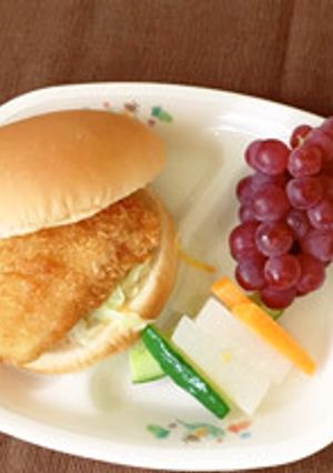 フィッシュバーガー＠つくば市幼児食-レシピのメイン写真