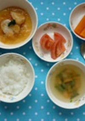 白身魚のおろし煮＠つくば市離乳食-レシピのメイン写真