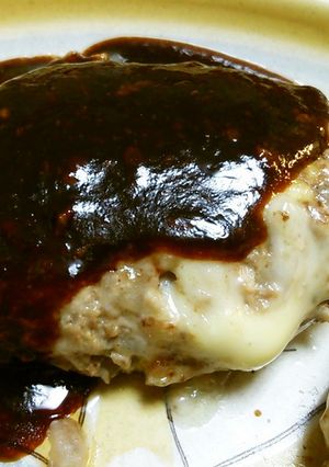 豆腐ハンバーグ、チーズ入り。-レシピのメイン写真