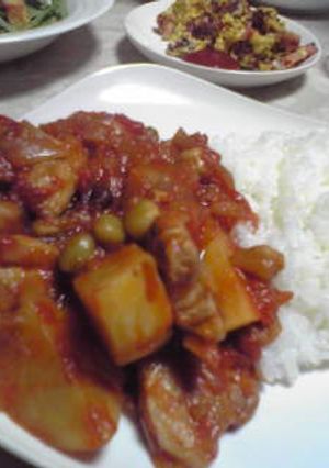 トマトと豚肉のワンプレートごはん-レシピのメイン写真