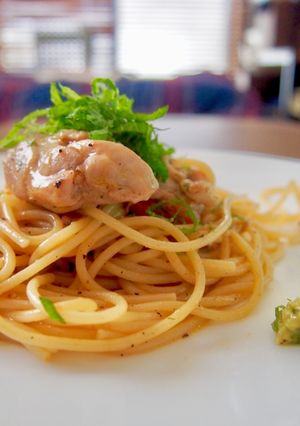 【和風】粗切りわさびのパスタ-レシピのメイン写真