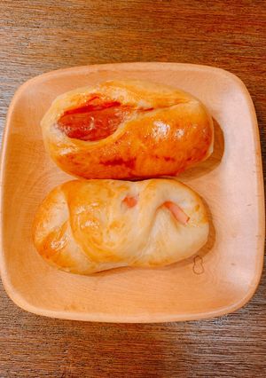 ソーセージパンとハムチーズパン-レシピのメイン写真
