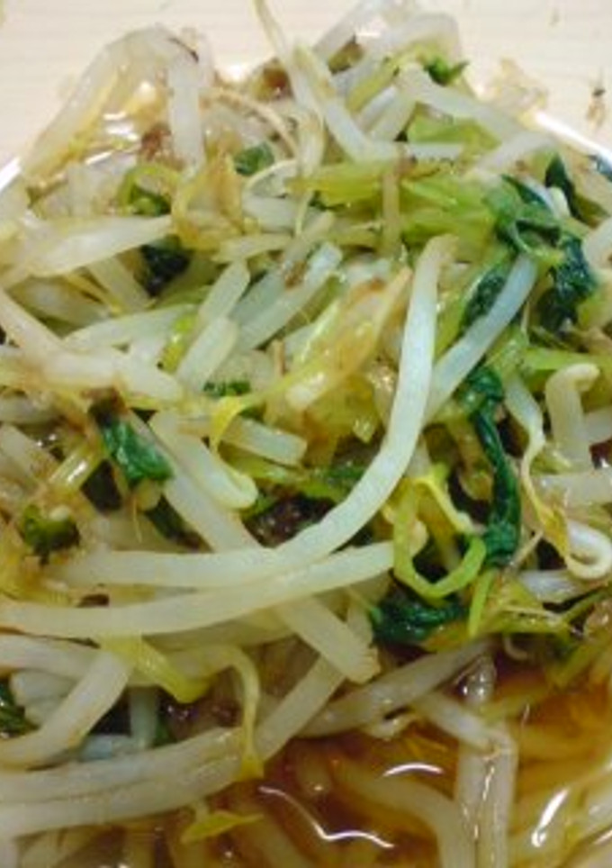 レンジで５分★みつばともやしの和え物-レシピのメイン写真