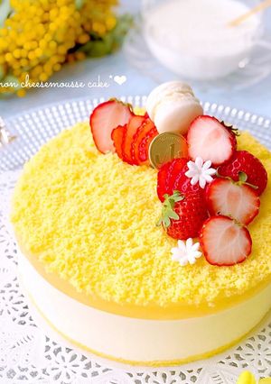 レモンチーズムースケーキ-レシピのメイン写真