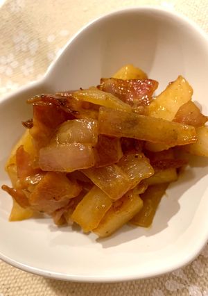 ベーコンポテト♡カレーマヨ味♡-レシピのメイン写真