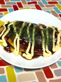 超簡単☆お家で食べる大阪名物イカ焼き-レシピのメイン写真