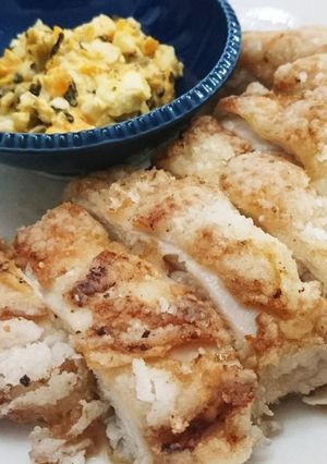 やみつき！高菜タルタルと鳥むね1枚揚げ-レシピのメイン写真