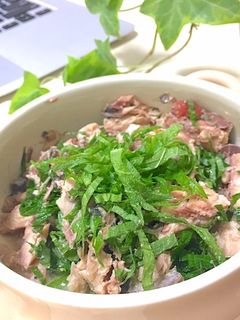 鯖缶の青じそ和え!-レシピのメイン写真