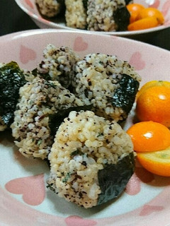 花粉症対策おむすび-レシピのメイン写真
