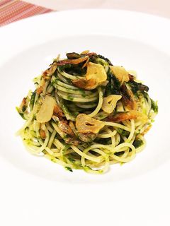 桜エビと青のりのスパゲッティ-レシピのメイン写真