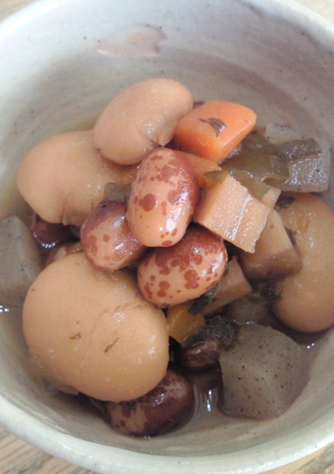 二種類のお豆さんの炊いたん-レシピのメイン写真