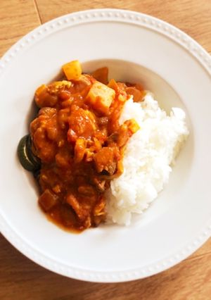 乳卵小麦不使用！ヘルシートマトカレー✨-レシピのメイン写真