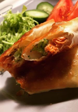サーモンとクリームチーズの春巻き-レシピのメイン写真