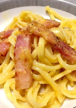 生クリーム不要！10分で本場カルボナーラ-レシピのメイン写真
