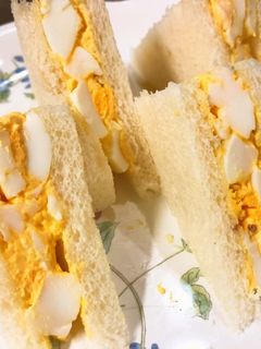 お花見にも♫パクパクたまごサンド-レシピのメイン写真