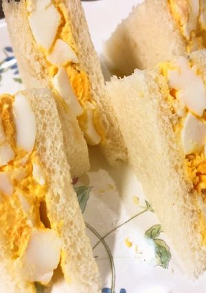 お花見にも♫パクパクたまごサンド-レシピのメイン写真