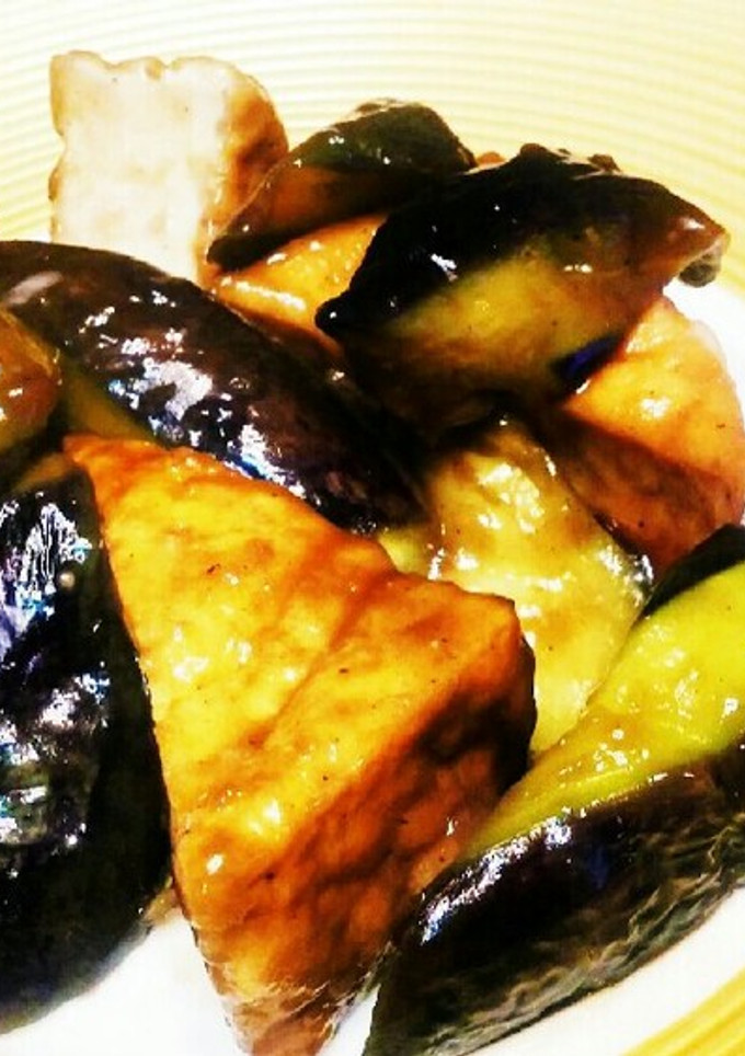 簡単❗美味しい❗厚揚げ&茄子の炒め煮-レシピのメイン写真