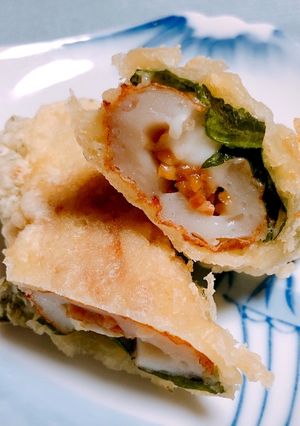 納豆とカマンベールチーズのはさみ揚げ-レシピのメイン写真