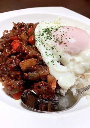 ドライカレー♡簡単♡カレールゥ使用-レシピのメイン写真
