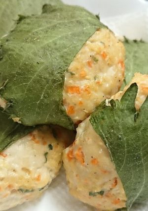 ヘルシー♪生姜にんにく味噌のしそつくね-レシピのメイン写真