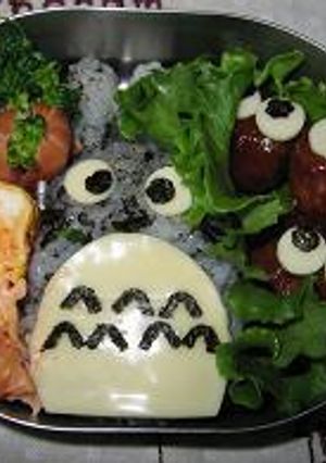 となりのトトロ　キャラ弁-レシピのメイン写真