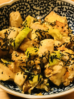 鶏肉とアボカド&厚揚げのチャンプルー-レシピのメイン写真