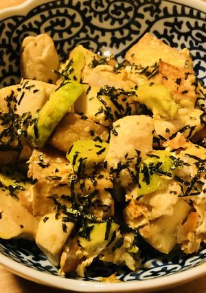 鶏肉とアボカド＆厚揚げのチャンプルー-レシピのメイン写真