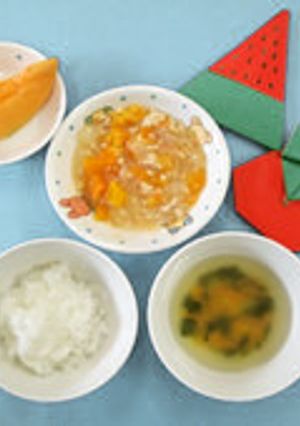 鶏挽肉と野菜のトマト煮＠つくば市離乳食-レシピのメイン写真