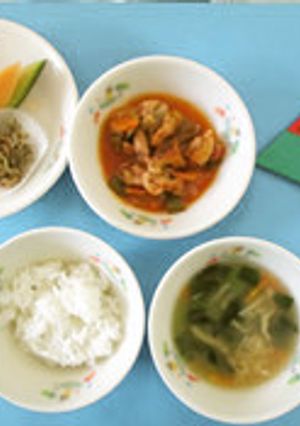 鶏肉のトマト煮＠つくば市幼児食-レシピのメイン写真