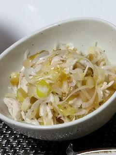 ゴマ油香る、ねぎザーサイ-レシピのメイン写真