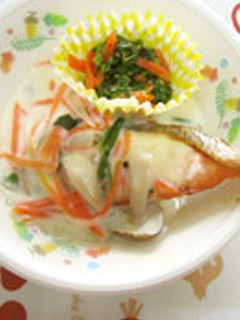 菜の花のごま和え@つくば市幼児食-レシピのメイン写真