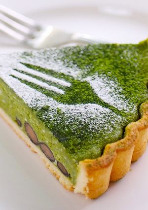 抹茶と黒豆のチーズタルト-レシピのメイン写真